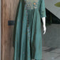 Two-Tone Silk Embroidered Anarkali Suit