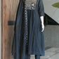 Two-Tone Silk Embroidered Anarkali Suit