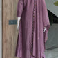 Two-Tone Silk Embroidered Anarkali Suit
