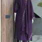 Two-Tone Silk Embroidered Anarkali Suit