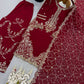 Maroon Sequin Embroidered Suit
