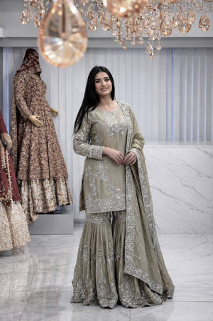 Chinon Sequin Sharara Suit