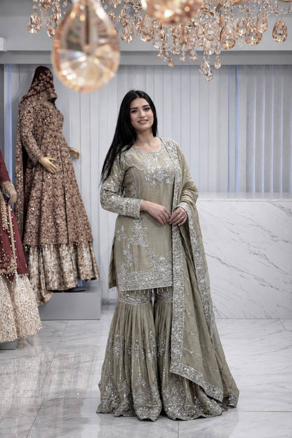 Chinon Sequin Sharara Suit