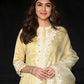 Lemon Lace Embroidered Kurta Set