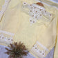 Lemon Lace Embroidered Kurta Set
