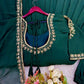Designer Faux Georgette Embroidered Anarkali Set
