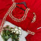 Designer Faux Georgette Embroidered Anarkali Set