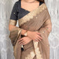Zari Jacquard Lotus Saree