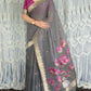 Zari Jacquard Lotus Saree