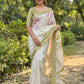 Kantha Mirror Leaf Saree