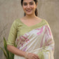Kantha Mirror Leaf Saree