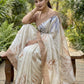Kantha Mirror Leaf Saree