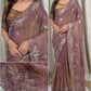 Sequin Bead Floral Saree