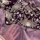 Beadwork Applique Jacquard Saree