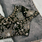 Beadwork Applique Jacquard Saree