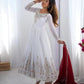 Designer Heavy Georgette Embroidered Party Wear Gown Set