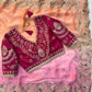 Shaded Zari Silk Sequin Saree