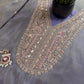 Silk Sequin Embroidered Palazzo Suit