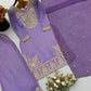Silk Sequin Embroidered Palazzo Suit
