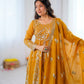 Silk Sequin Jacket Style Lehenga Set