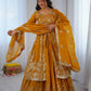 Silk Sequin Jacket Style Lehenga Set