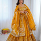 Silk Sequin Jacket Style Lehenga Set