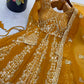 Silk Sequin Jacket Style Lehenga Set