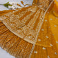 Embroidered Crunchy Silk Top -Lehenga Set