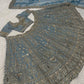 Slate Blue Zari Dori Lehenga