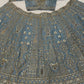 Slate Blue Zari Dori Lehenga