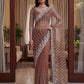 Pearl Sequin Net Saree