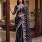 Pearl Sequin Net Saree