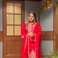 Embroidered Faux Georgette Sharara Set with Dupatta
