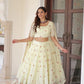 Vichitra Silk Multi Embroidered Lehenga Set for Wedding and Festive Wear