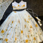 Sunflower Bloom Organza Lehenga Set for Festive and Haldi Functions