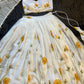 Sunflower Bloom Organza Lehenga Set for Festive and Haldi Functions