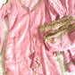 Blush Pink Satin Silk Kurta Salwar Set for Festive and Wedding Wear