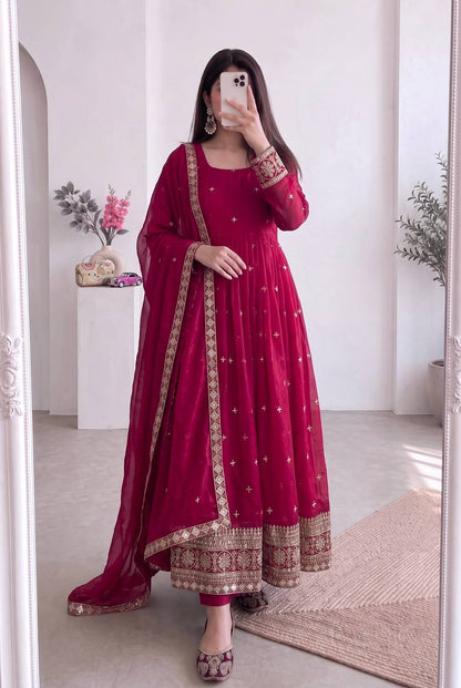 Rani Sequin Anarkali Gown