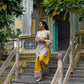 Mustard Paisley Farshi Set