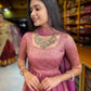Rose Gold Two Tone Silk Lehenga Set for Wedding and Festive Wear (1 Dress 4 Way to Wear)