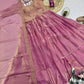 Rose Gold Two Tone Silk Lehenga Set for Wedding and Festive Wear (1 Dress 4 Way to Wear)