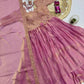 Rose Gold Two Tone Silk Lehenga Set for Wedding and Festive Wear (1 Dress 4 Way to Wear)
