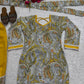 Mustard Paisley Farshi Set