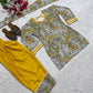 Mustard Paisley Farshi Set