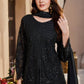 Cutwork Sequin Palazzo Set