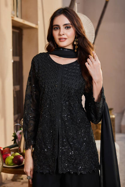 Cutwork Sequin Palazzo Set