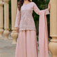 Cutwork Sequin Palazzo Set