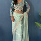 Pearl Khatli Net Saree Set