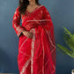 Pearl Khatli Net Saree Set