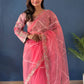Pearl Khatli Net Saree Set